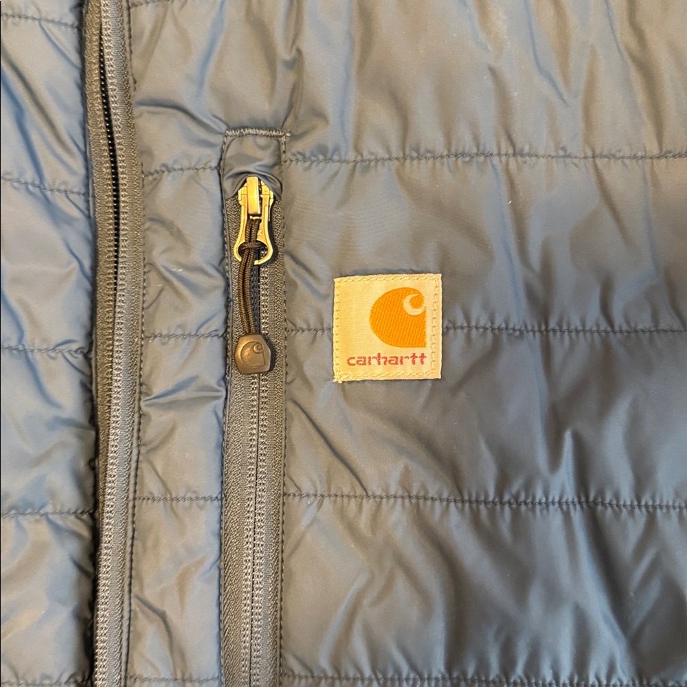 Carhartt Navy Quilted Jacket - image 2